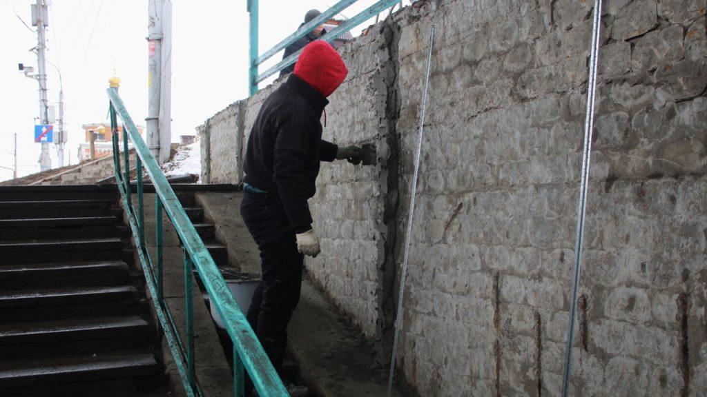 Мэрия показала ход работ в подземном переходе на остановке рязанского ТД "Барс"