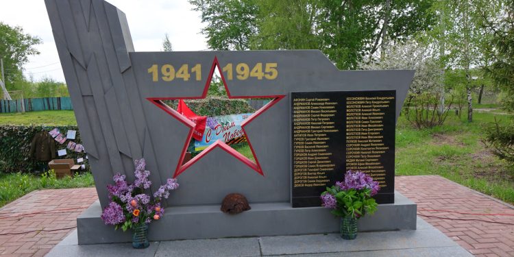 В Рязани открыли памятник, посвященный жителям Карцево, погибшим в годы ВОВ