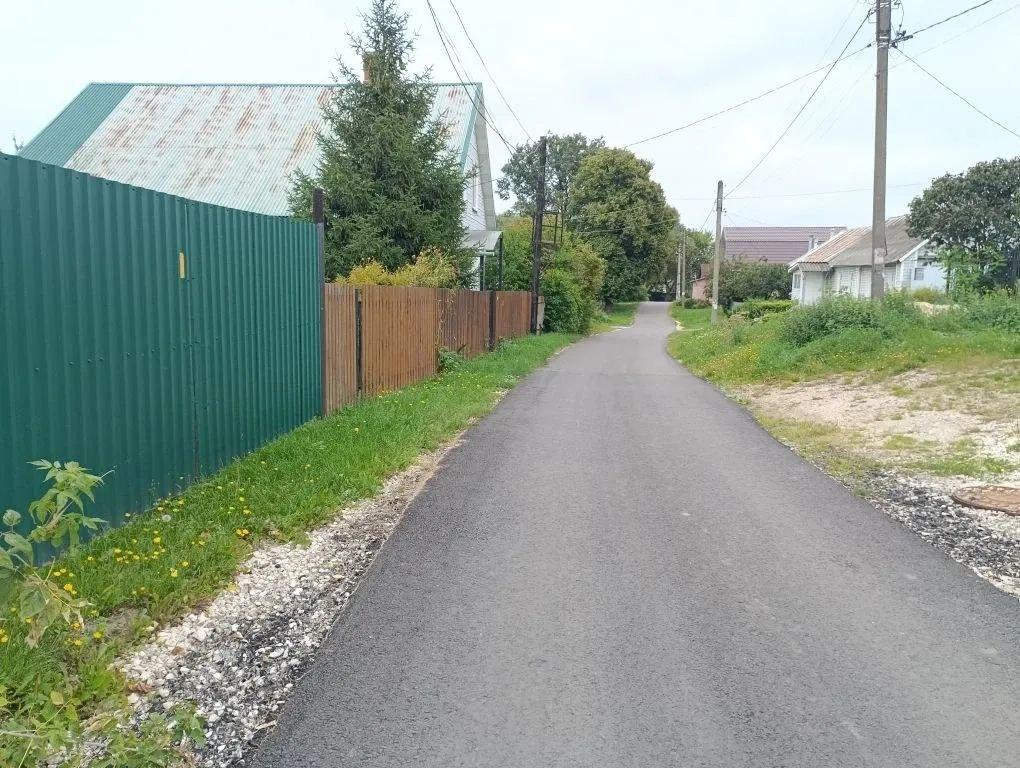 В рязанском поселке Никуличи прошла приемка отремонтированной дороги на улице Хлебной