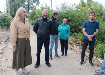 В рязанском поселке Никуличи прошла приемка отремонтированной дороги на улице Хлебной