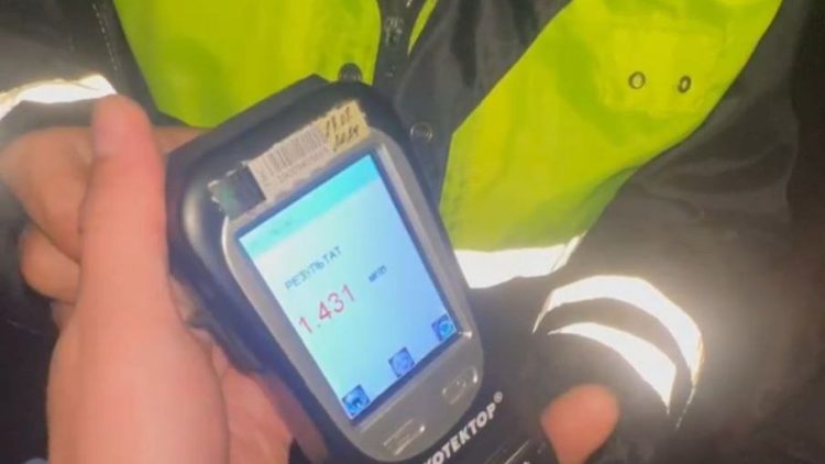 В Александро-Невском районе полиция задержала 40-летнего нетрезвого водителя