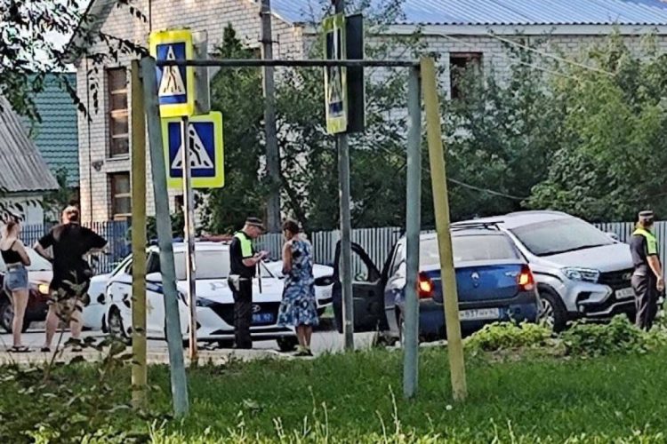 На улице Дачной в Рязани произошла дорожная авария с пострадавшими