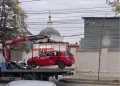 Мотоцикл врезался в машину в центре Рязани