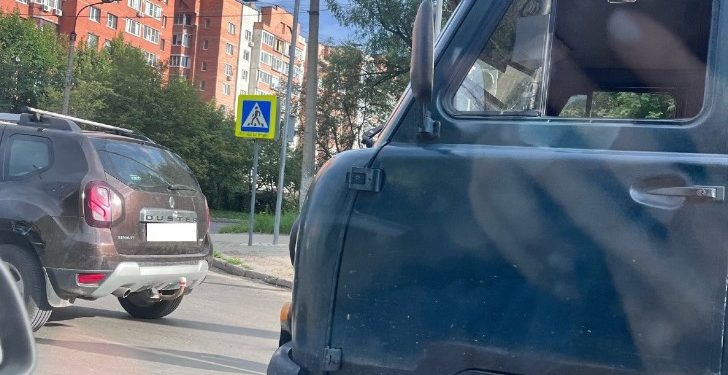 На улице Крупской в Рязани произошла дорожная авария