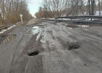 Аварийный мост оставляет четыре села без связи