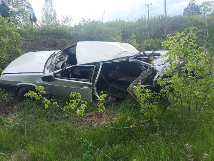 При опрокидывании автомобиля в Сараевском районе пострадали два человека