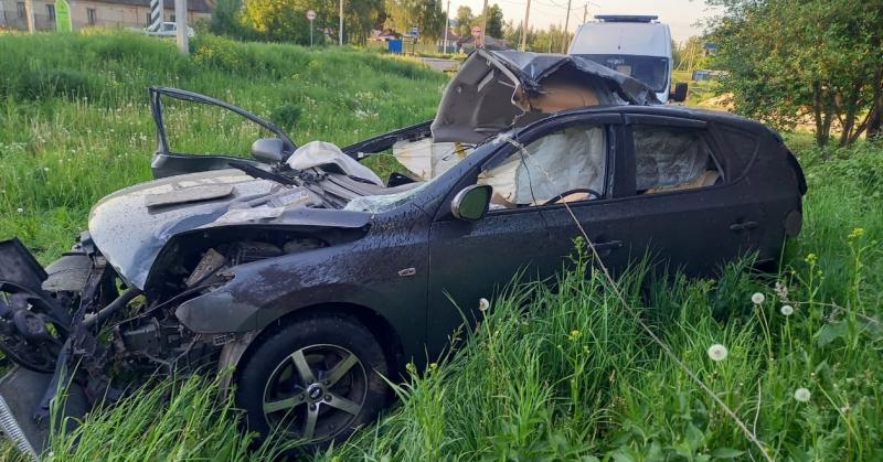 В ДТП в Рыбновском районе пострадали два человека