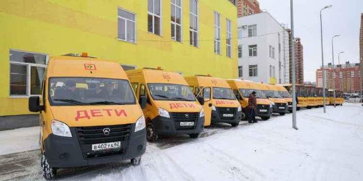 32 новых автобуса доставили для школ Рязанской области 32 новых автобуса доставили для школ Рязанской области