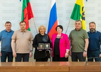 Панфилова и Артемов посетили с рабочим визитом Мелитополь Запорожской области