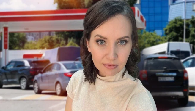 Блогер толкала свою машину три километра в Башкирии