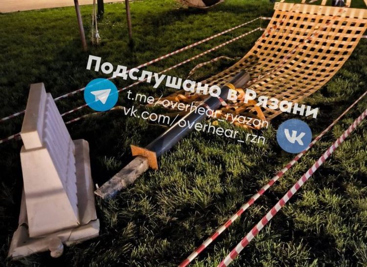 Гамак на обновленном Лыбедском бульваре в Рязани сломался через два дня после открытия площадки