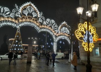 Артемов: в Рязани монтаж новогодней иллюминации завершится к 26 декабря