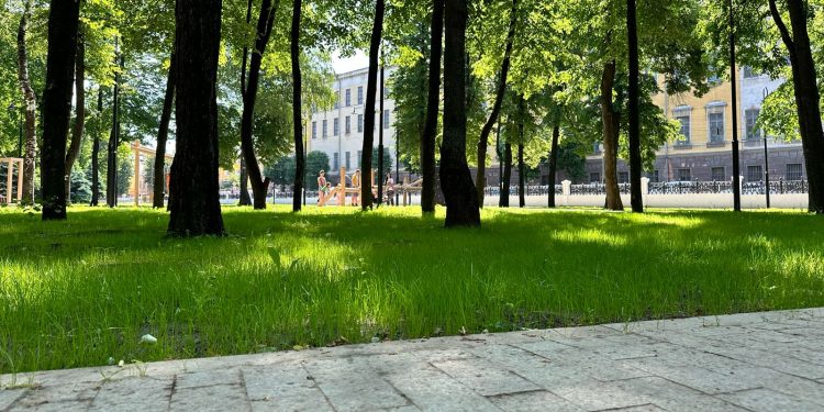 Представители мэрии Рязани осмотрели благоустройство Кремлевского сквера Представители мэрии Рязани осмотрели благоустройство Кремлевского сквера