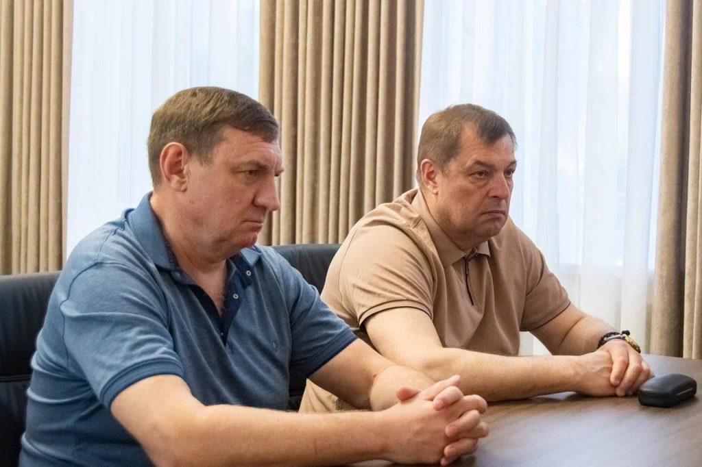 Панфилова и Артемов посетили с рабочим визитом Мелитополь Запорожской области