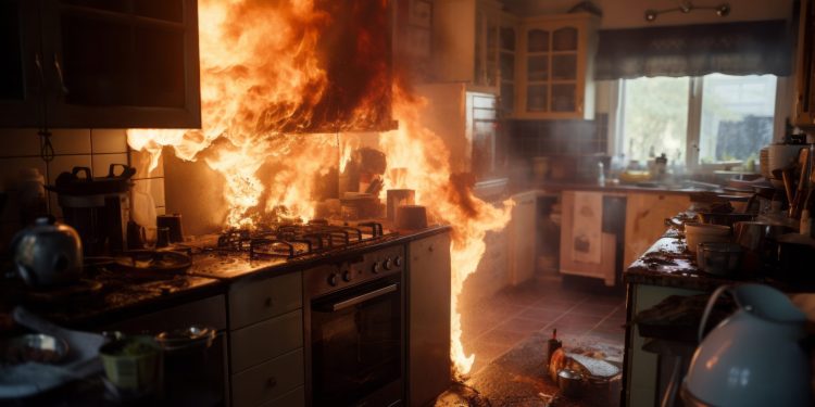 В Рязанской области при пожаре пострадали люди