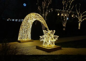 Рязанский Лыбедский бульвар украсили к Новому году