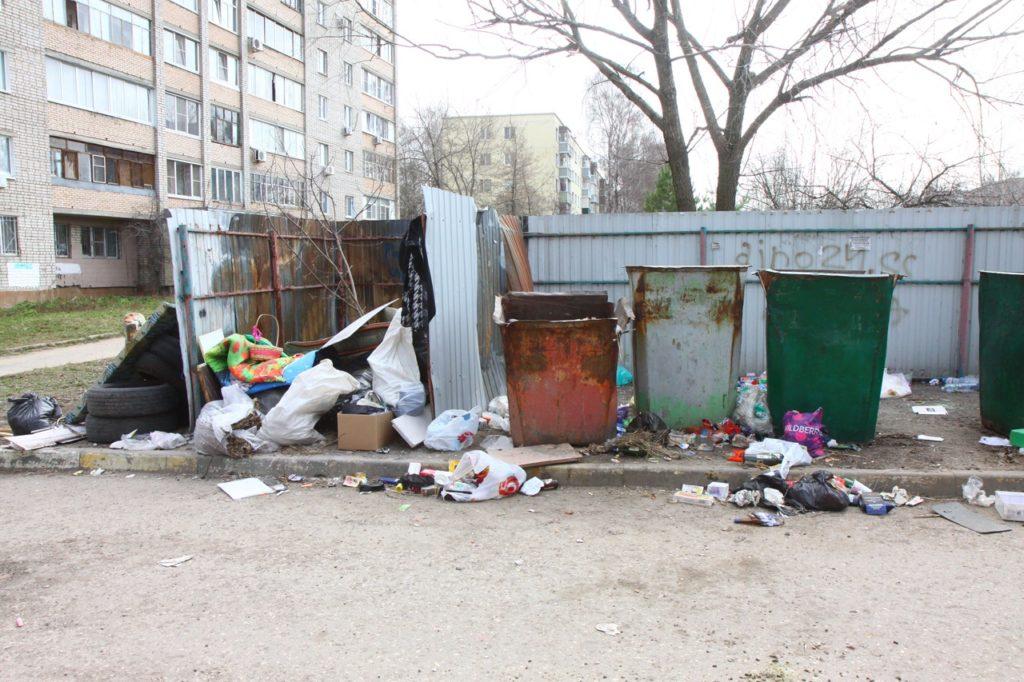 Рязанский мэр проконтролировала уборку дворов и контейнерных площадок