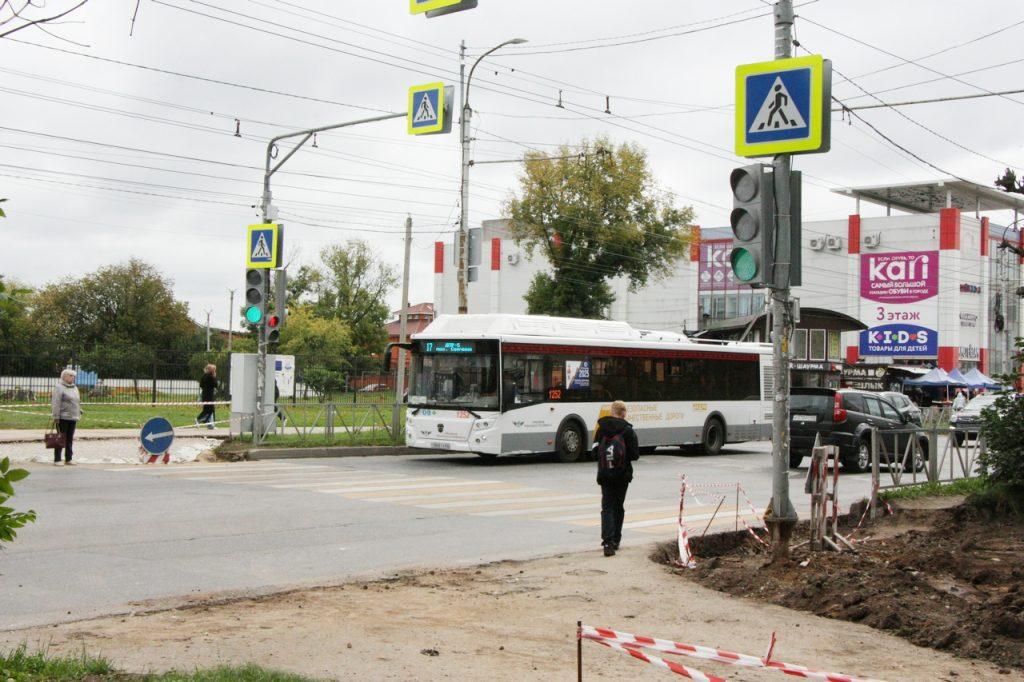 Два новых светофора установили в Рязани