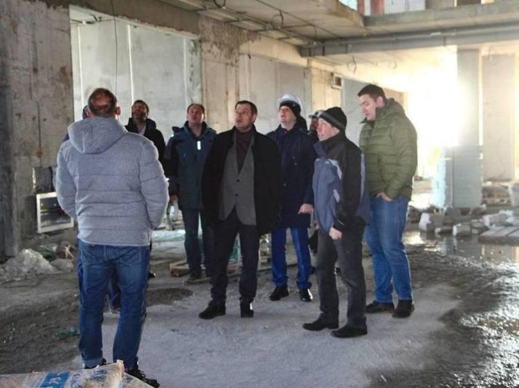 Прокурор Аксенов проконтролировали ход строительства школы в рязанском ЖК "Олимпийский"