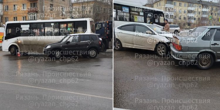 29 ноября в рязанской Горроще произошло сразу две аварии