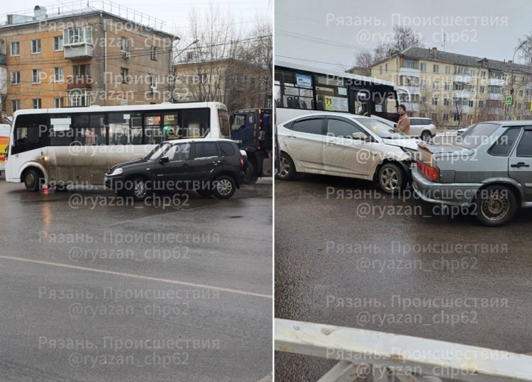 29 ноября в рязанской Горроще произошло сразу две аварии