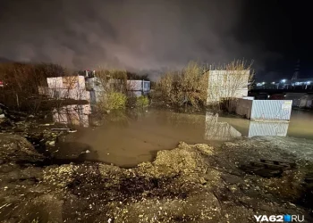 Гаражный кооператив в Дашках уходит под воду