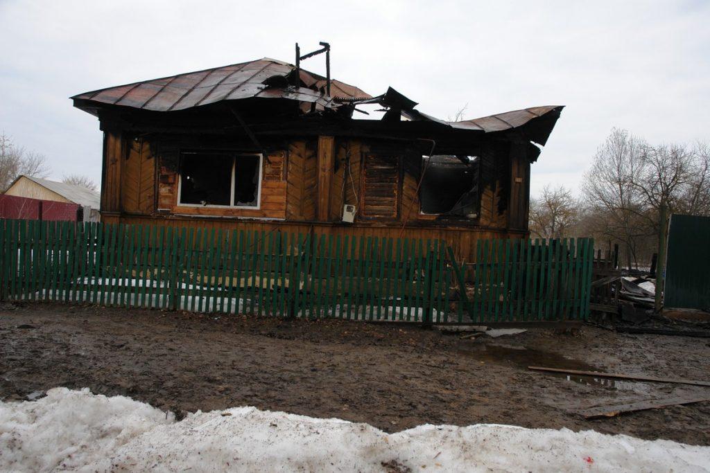 Из-за пожара рязанская многодетная семья осталась без крова