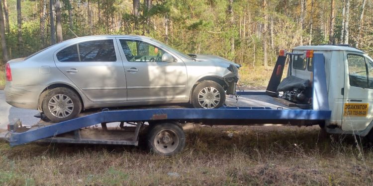 В Касимовском районе легковушка улетела в кювет