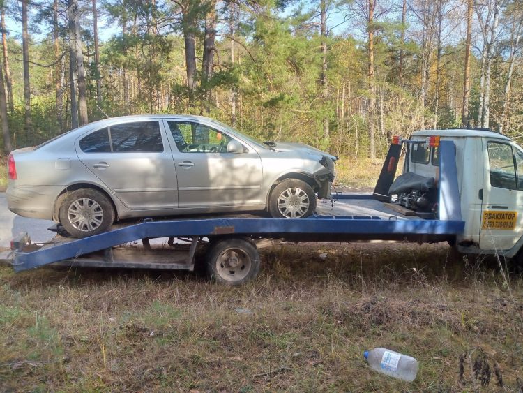 В Касимовском районе легковушка улетела в кювет