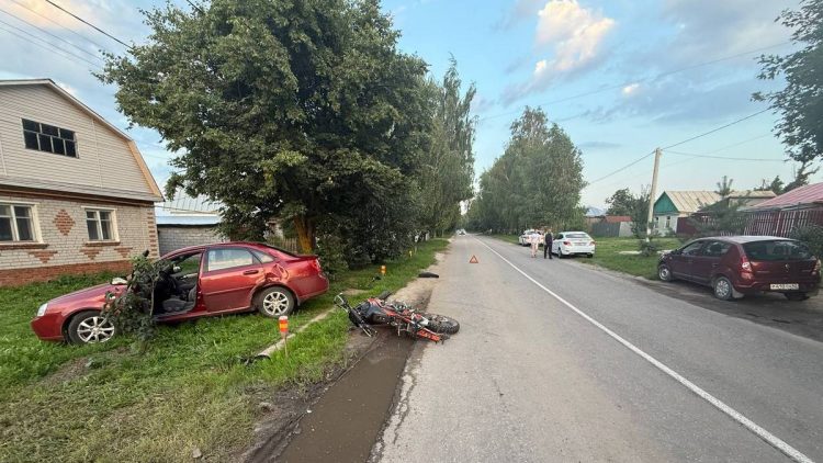 В ДТП под Рязанью пострадал 17-летний мотоциклист