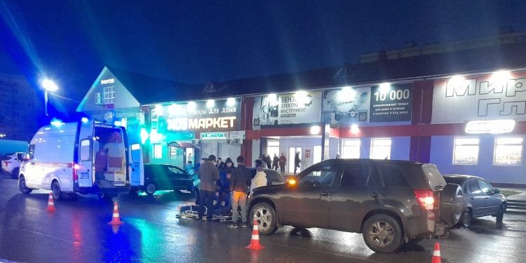 В рязанском Сасове водитель на автомобиле Suzuki сбил женщину-пешехода