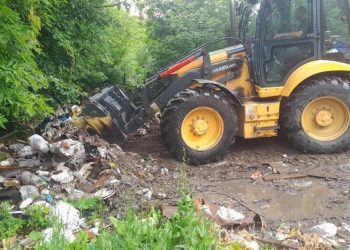 В Железнодорожном районе Рязани ликвидировали три несанкционированные свалки