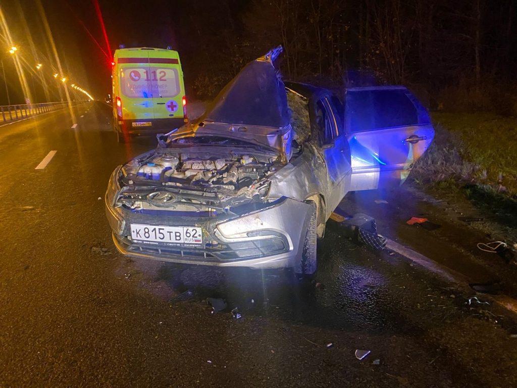 В ДТП в рязанских Луховицах погибла 48-летняя женщина