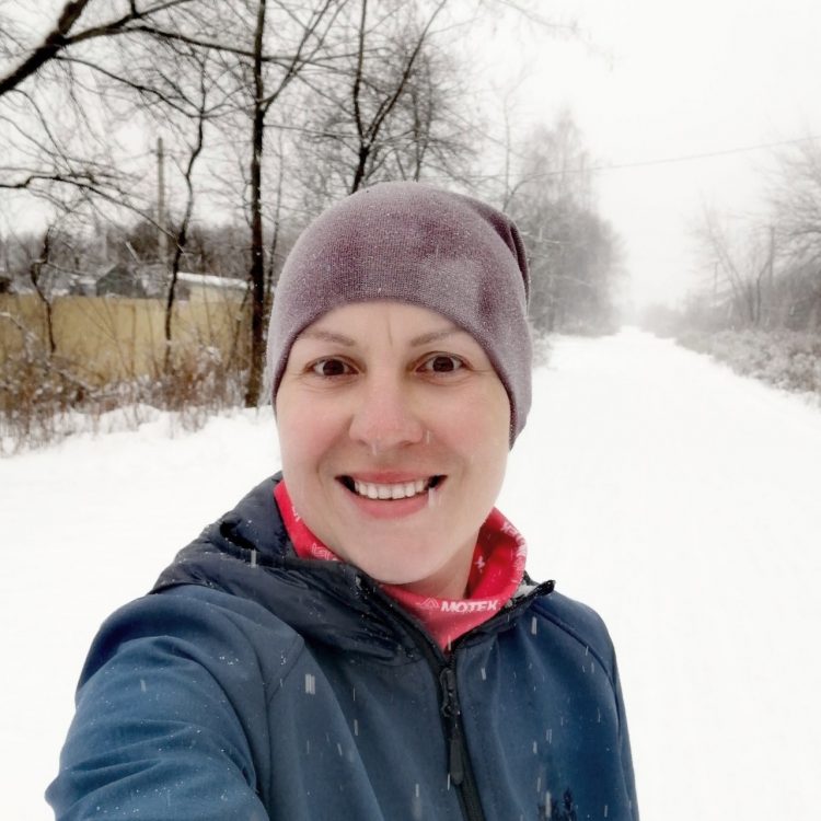 Рязанка Абрамова преодолела 14 км с GPS-трекером и изобразила на карте города собаку