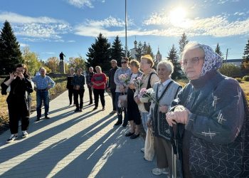 В рязанской Солотче завершилось благоустройство сквера у памятника участникам ВОВ