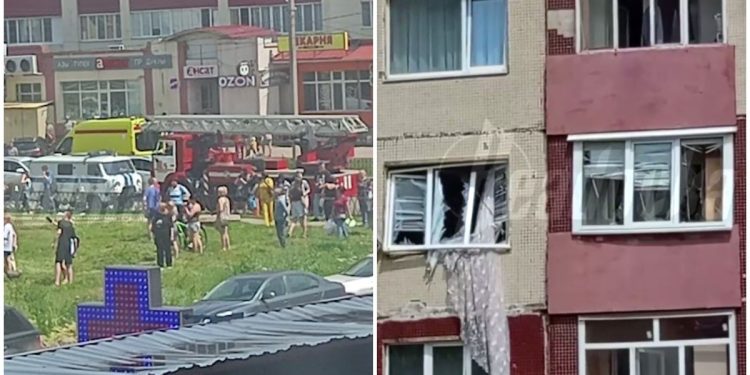 В Башкирии в многоэтажке произошёл взрыв