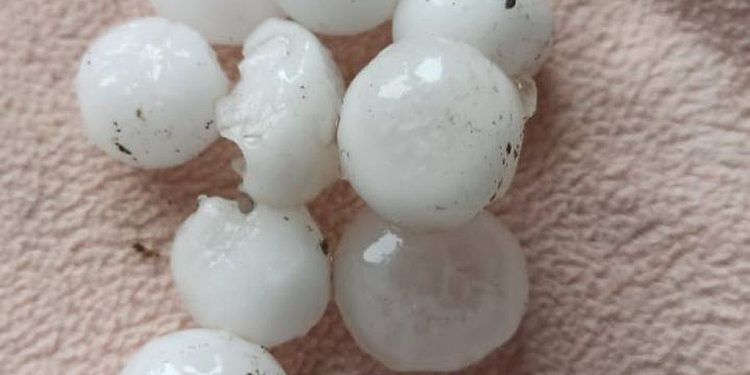 4 июля в Рязанском районе выпал крупный град