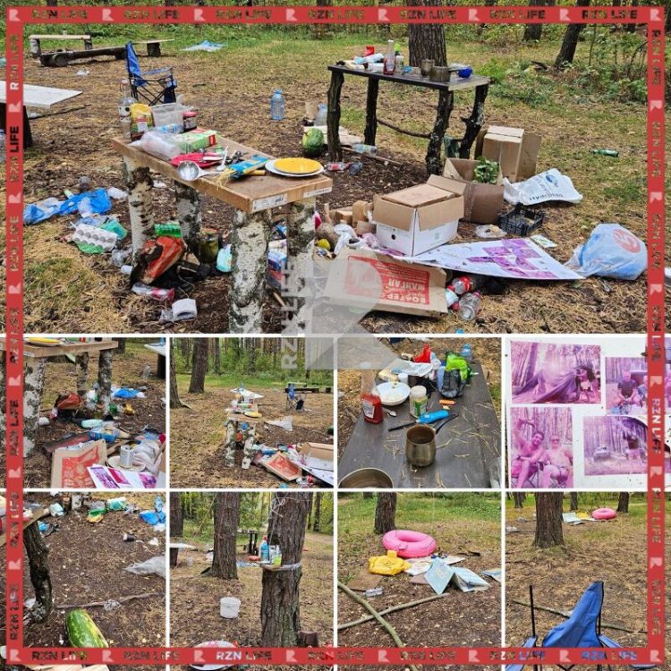 Жители Рязанского района пожаловались на мусор у озера Сегденское