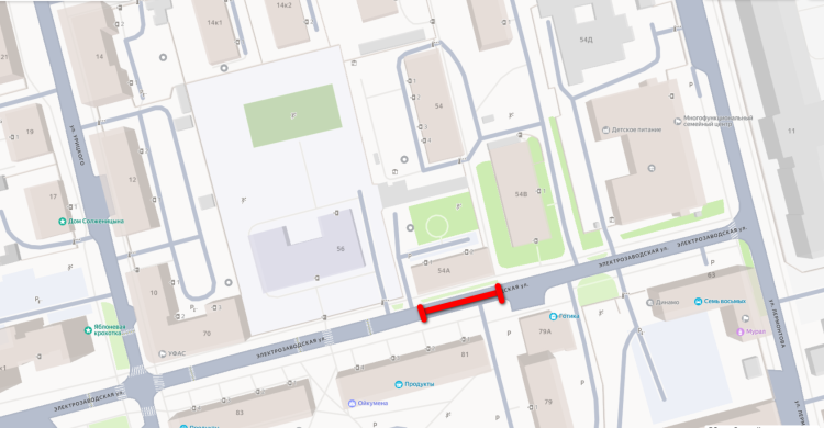 На улице Электрозаводской запретят движение транспорта до 30 августа