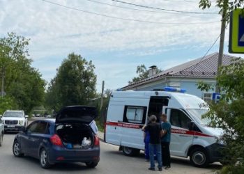 На улице Соколовской в Рязани иномарка наехала на подростка