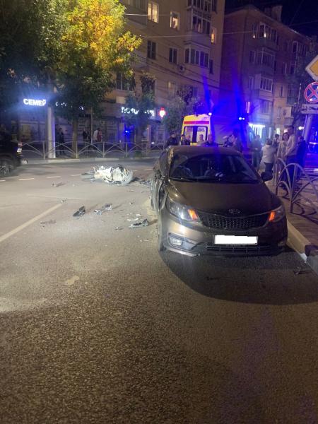 В ДТП в центре Рязани пострадали два человека