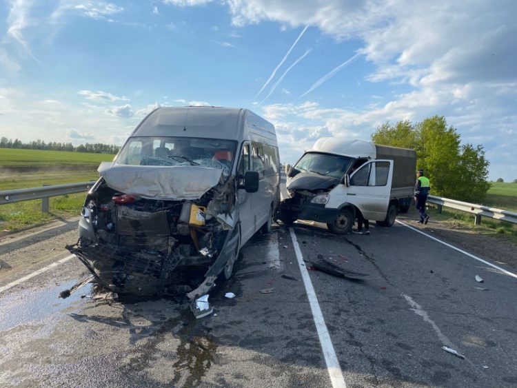 В массовом ДТП в Скопинском районе пострадали два человека