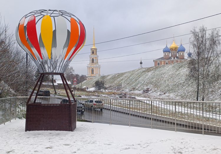 В Рязани появился смотровой воздушный шар
