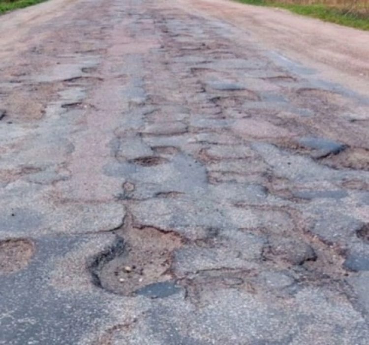 Жители Кадомского района пожаловались на разбитую дорогу, по которой пролегает школьный маршрут