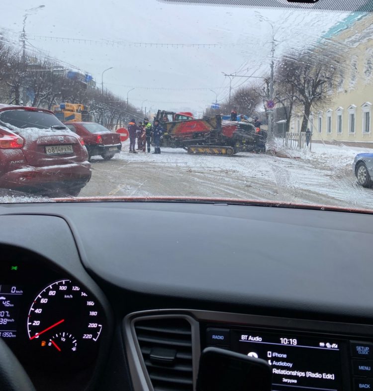 Проезд по улице Соборной полностью перекрыли