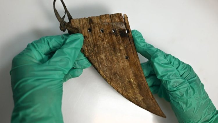 В Рязанском кремле на раскопках обнаружили фрагмент деревянных гуслей