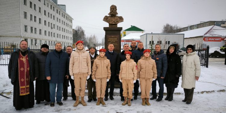 В рязанском Ряжске открыли два памятных знака, посвященные полководцу Скобелеву