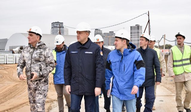 Супрун проверил ход строительства школы «Лидер» для одаренных детей в рязанском Мервине