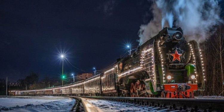 Поезд Деда Мороза включили в Книгу рекордов России