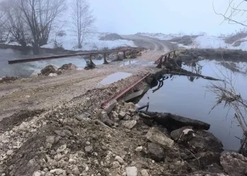 Паводок в Михайловском округе отступает